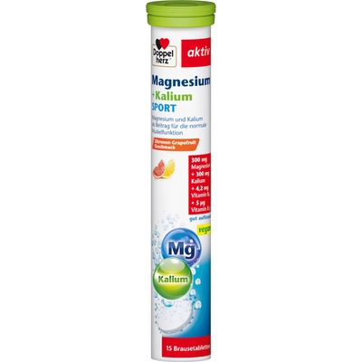 Doppelherz Магнезий + калий sport - 15 ефервесцентни таблетки
