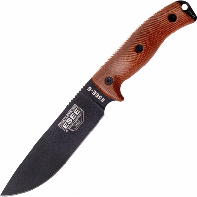 Esee Knives model 6 3D Natural Canvas Micarta