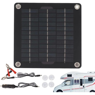 SOLÁRNÍ PANEL 30W S REGULÁTOREM 12V - NABÍJEČKA BATERIÍ