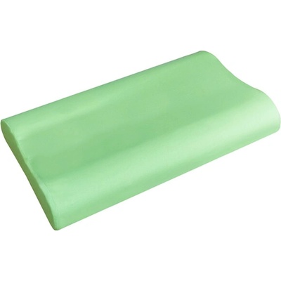 Bellatex polštář anatomický líná pěna Zelená 60x33x9-11
