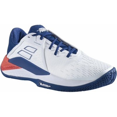 Babolat Propulse Fury 3 All Court Men White/Estate Blue 44, 5 Мъжки обувки за тенис (1005-30S23208-10)