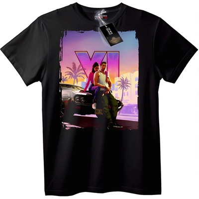Тениска GTA Vice City - 5XL, Black