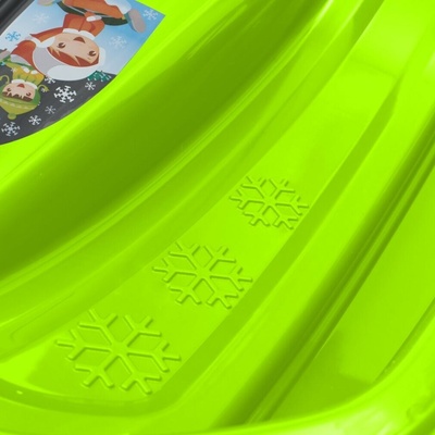 Baby Mix Plastové boby s operadlom a brzdami SPEED bob zelená