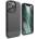 elago Glide Case - удароустойчив силиконов (TPU) калъф за iPhone 13 Pro (тъмносив-зелен)