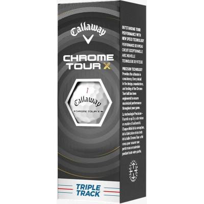 Callaway Chrome Tour X Triple Track bílé 3 ks