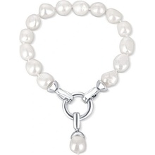 JwL Luxury Pearls náramok z pravých bielych perál JL0560