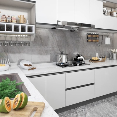 VidaXL Samolepící tapeta na nábytek bílá 500 x 90 cm PVC