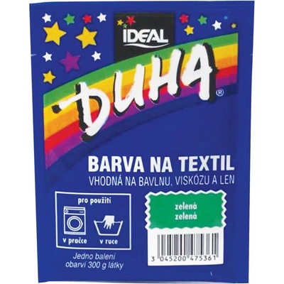Duha farba na textil číslo 36 zelená 15 g