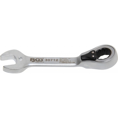 BGS technic Ráčnový očkoplochý klíč krátký přepínatelný 12 mm BGS 30712