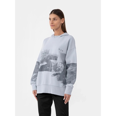 4F Womens Sweatshirt BLD013-34S Light Blue
