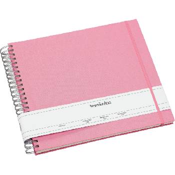 Semikolon Фотоалбум Uni Maxi Mucho с бели карти розов (360354)