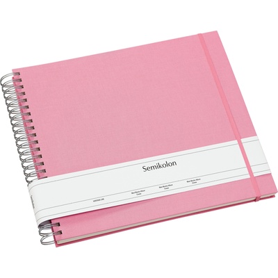 Semikolon Фотоалбум Uni Maxi Mucho с бели карти розов (360354)