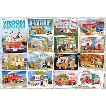 Cobble Hill - Puzzle Vroom Vroom - 2 000 piese