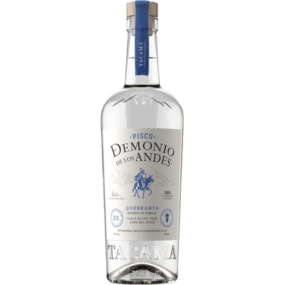 Demonio Des Los Andes Quebranta Pisco 40% 0,7 l (čistá fľaša)