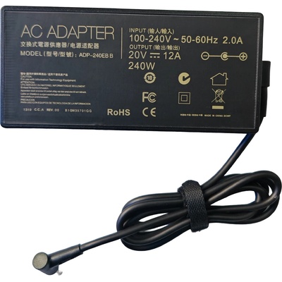 Makki зарядно за лаптоп заместител Laptop Adapter ASUS - 20V 12A 240W 6.0x3.7mm - MAKKI-NA-AS-86 (MAKKI-NA-AS-86)