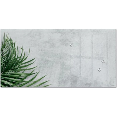 SIGEL Magnetická sklenená tabuľa, 91 x 46 x 1,5 cm, "Artverum® ", rastlinný vzor