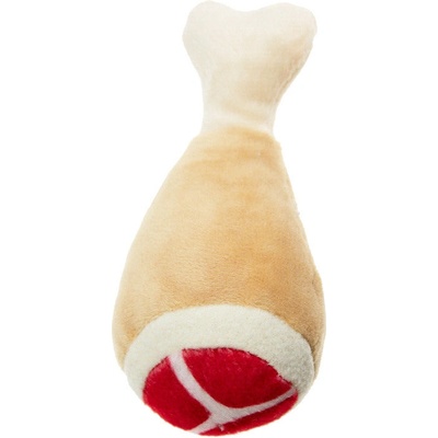 Karlie-Flamingo Hračka pes kurací stehno pískací 22 cm plyš