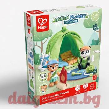 Image 1 of Hape Комплект за игра Еко къмпинг, hape e3420 (h3420)
