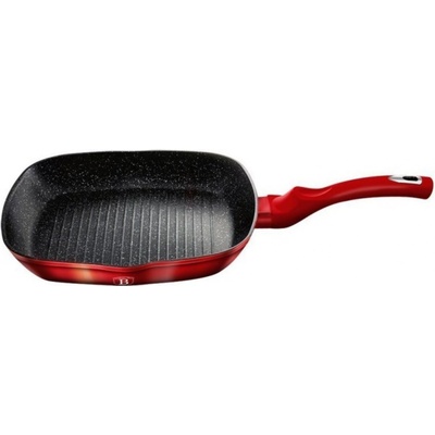 BerlingerHaus grilovací s mramorovým povrchem Metallic Line červená 28 cm