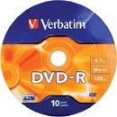 Verbatim DVD-R 4,7GB 16x, bulk box, 10ks (43729)
