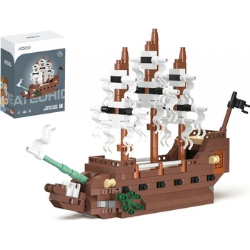 KOCO Stavebnice mini loď Bludný Holanďan 320 ks