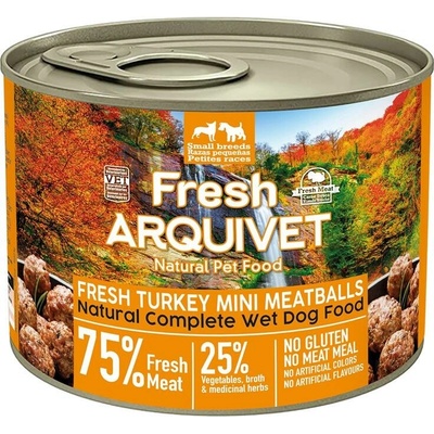 Arquivet Fresh mini morčacie mäsové guľky v omáčke 200g