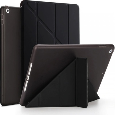 SES 2v1 Smart flip cover + zadní silikonový ochranný obal pro Apple iPad Air 4 10.9 2020 černý 7982