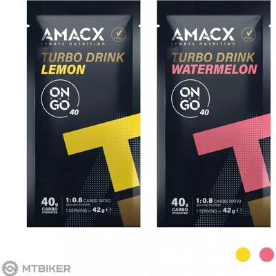 Amacx Turbo Drink On The Go Energetický nápoj Citrón 42 g