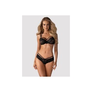 Obsessive Уникален комплект 860 SET black - černá - S/M (P15670)