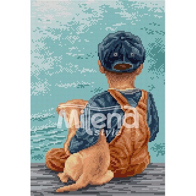 Milena Style Двама на кея конци dmc