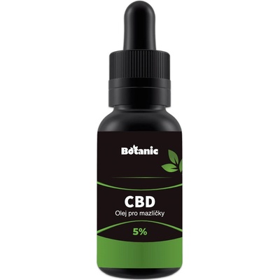 Botanic CBD olej pro mazlíčky 5 % přírodní 10 ml