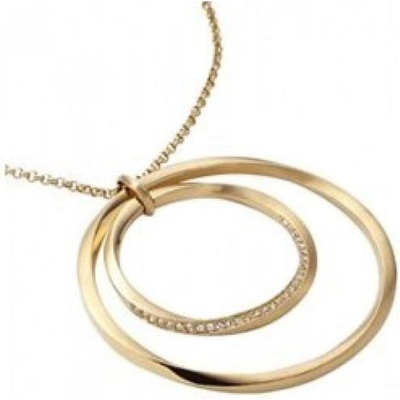 DKNY Zlacený ocelový řetízek s přívěsem NJ1596040