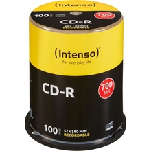 Intenso CD-R 700MB 52x, 100ks