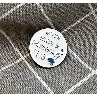 Pinarna Women belong in the lab Ženy patří do laboratoře kulatý – Zboží Mobilmania