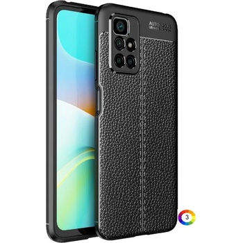 Xiaomi Redmi 10/10 Prime/Redmi Note 11 4G Удароустойчив Litchi Skin Калъф и Протектор