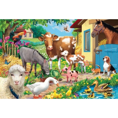 Schmidt Spiele Zvířata na farmě 60 dílků