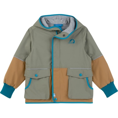 finkid Детско водоустойчиво яке Finkid Kid's Kiva Move Waterproof jacket - Vetiver / Mosaic - размер 140/150 (703-6723-0216)