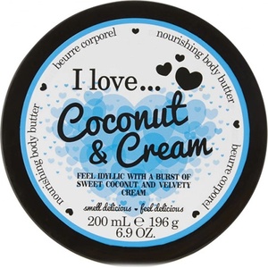 I Love Coconut & Cream подхранващо масло за тяло за жени 200 мл