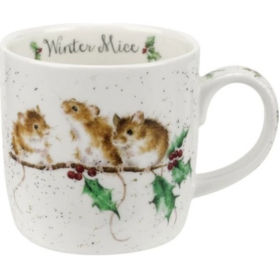 Wrendale vánoční hrnek Winter Mice s myškami 310 ml