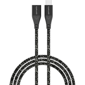 UGREEN Удължителен USB-C кабел - 4smarts Extension Cable USB-C Male to Female 60W (150 см) (черен) (496687)