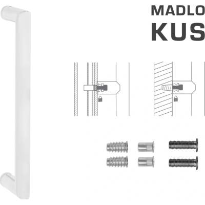MPkovania FT - MADLO kód K02 Ø 25 mm SP ks Rozteč madla: 200 mm, Rozmer profilu madla: Ø 25 mm, Dĺžka: 225 mm