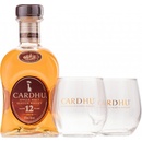 Cardhu 12y 40% 0,7 l (dárkové balení 2 sklenice)