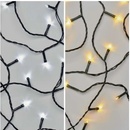 LED vianočná reťaz 2v1 10 m vonkajšia aj vnútorná teplá studená biela programy 8592920095805