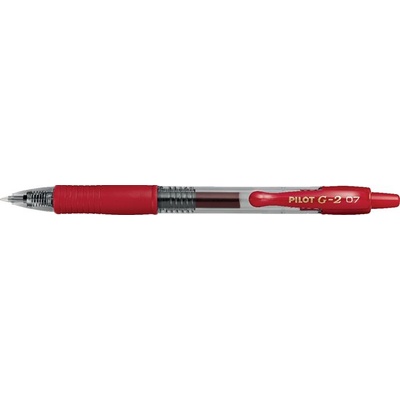 Pilot Гел писалка, 0, 32 мм, с бутон, pilot "g-2", червена bl-g2-7-r (bl-g2-7-r)