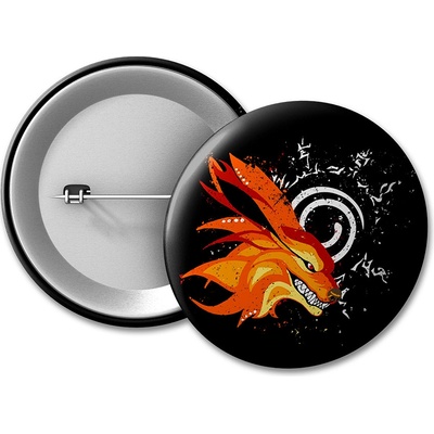 Naruto placka Kurama 50 mm