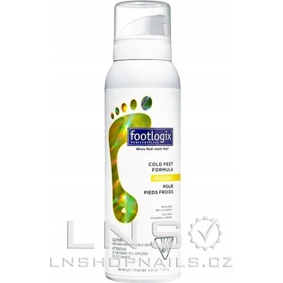 Footlogix Cold Feet Formula pěna pro studené nohy 125 ml