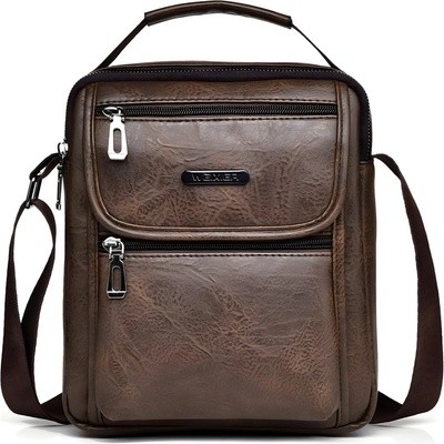Harahu Crossbody Taška WEIXIER HA-35443 Tmavo Hnedá