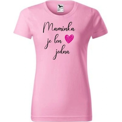Vtipné tričko maminka 1 srdiečko