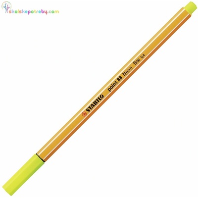 Stabilo point 88 neónovo žltá