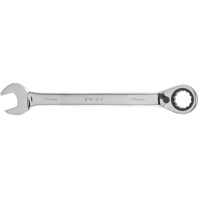 NEO Tools Plochý-očkový kľúč s račňou 19 mm 09-331